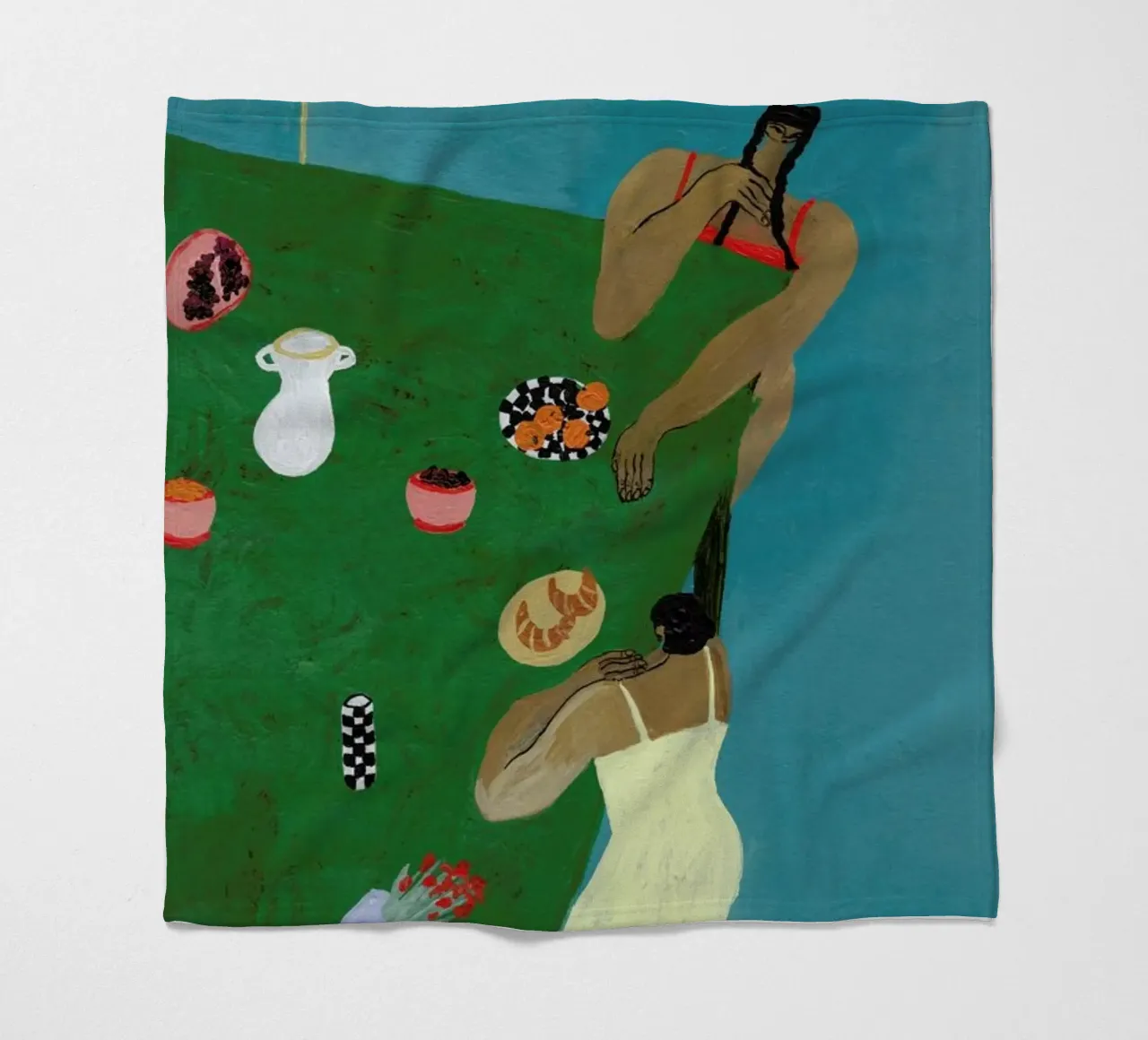 Table Setting coperta in pile da Nudes and Croissants