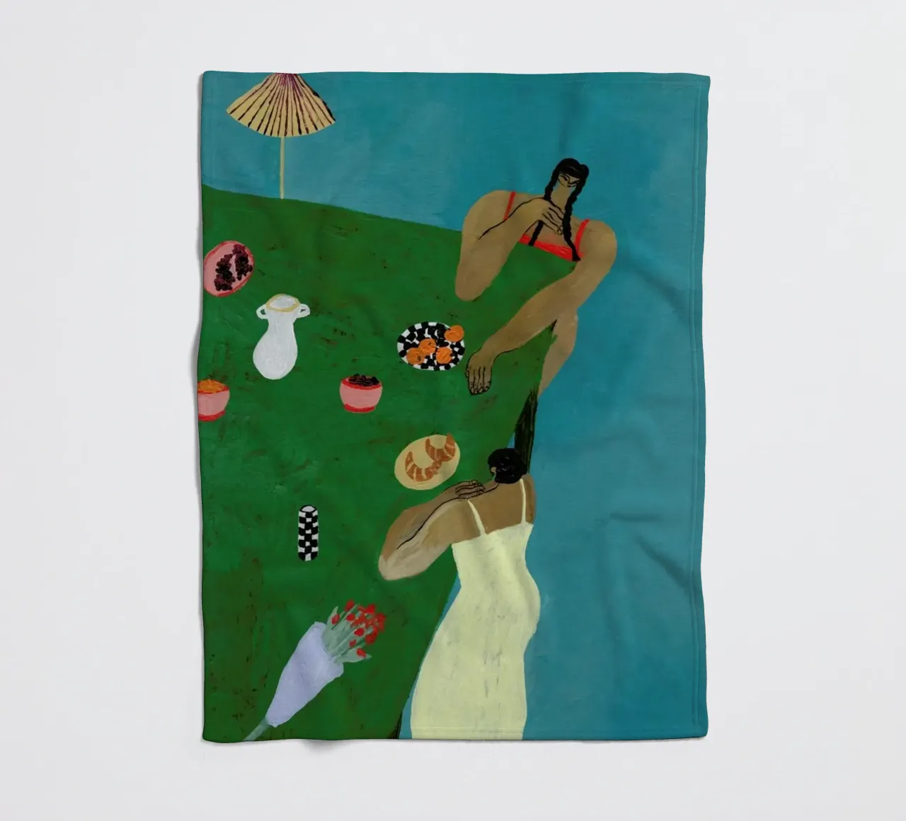 Table Setting coperta in pile da Nudes and Croissants