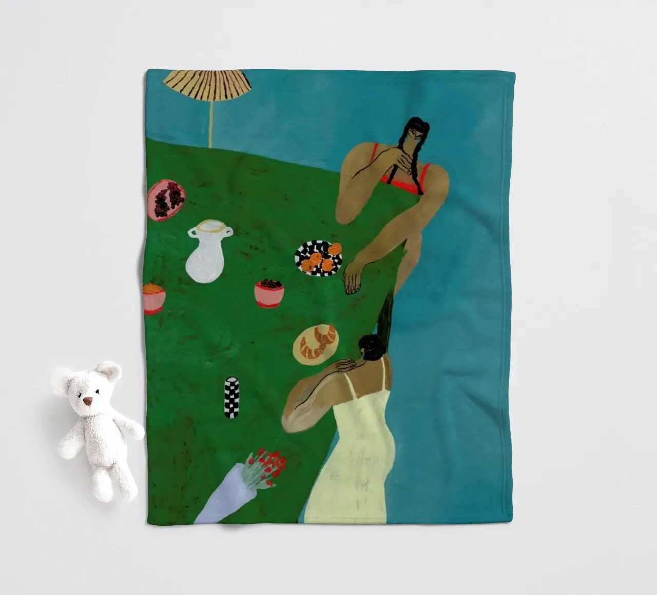 Table Setting coperta in pile da Nudes and Croissants