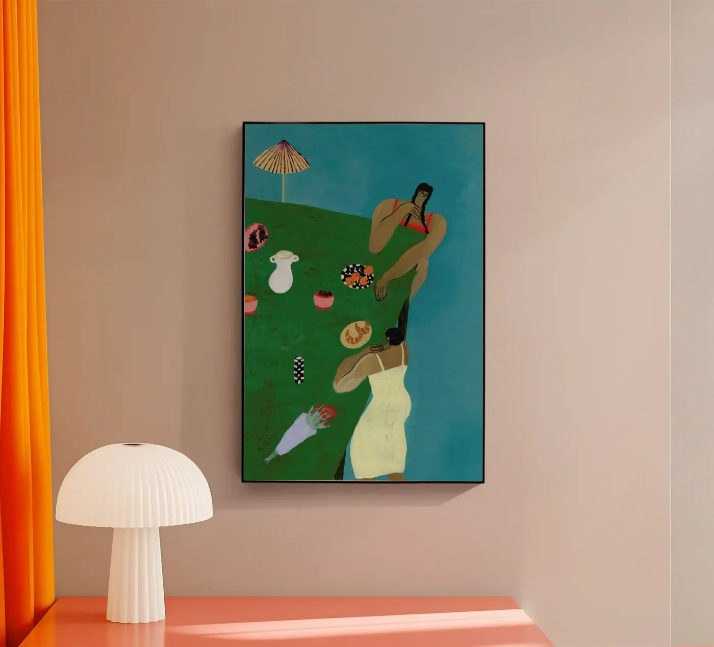 Table Setting Acryl-Glas von Nudes and Croissants