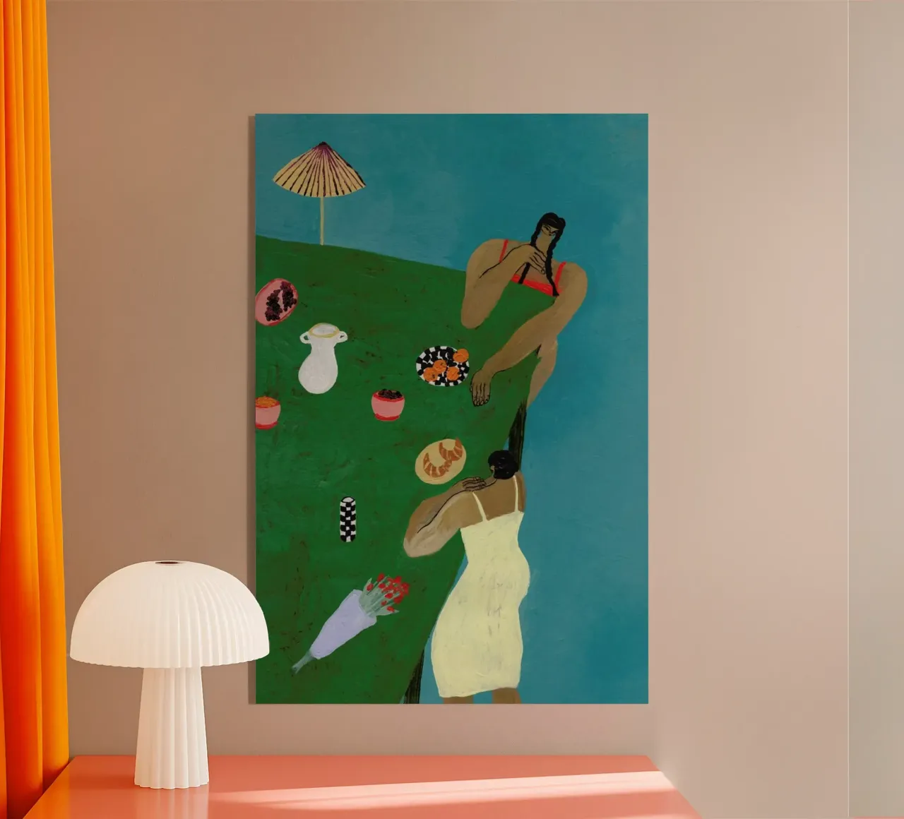 Table Setting plexiglass da Nudes and Croissants