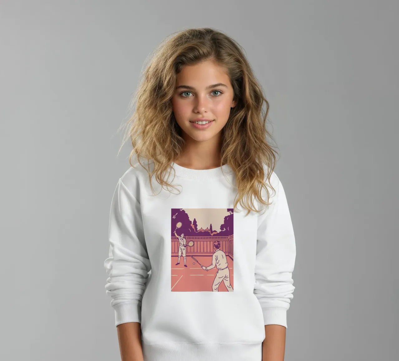 Giocare a tennis felpa bambino da SPORTS ONLY