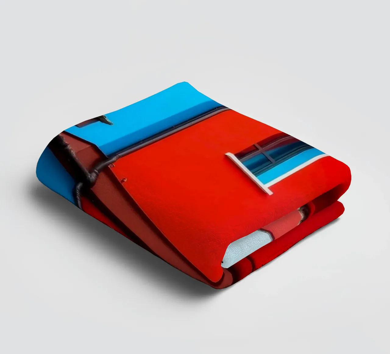 Colorful architecture features buildings in urban location towel by DesignDoodle