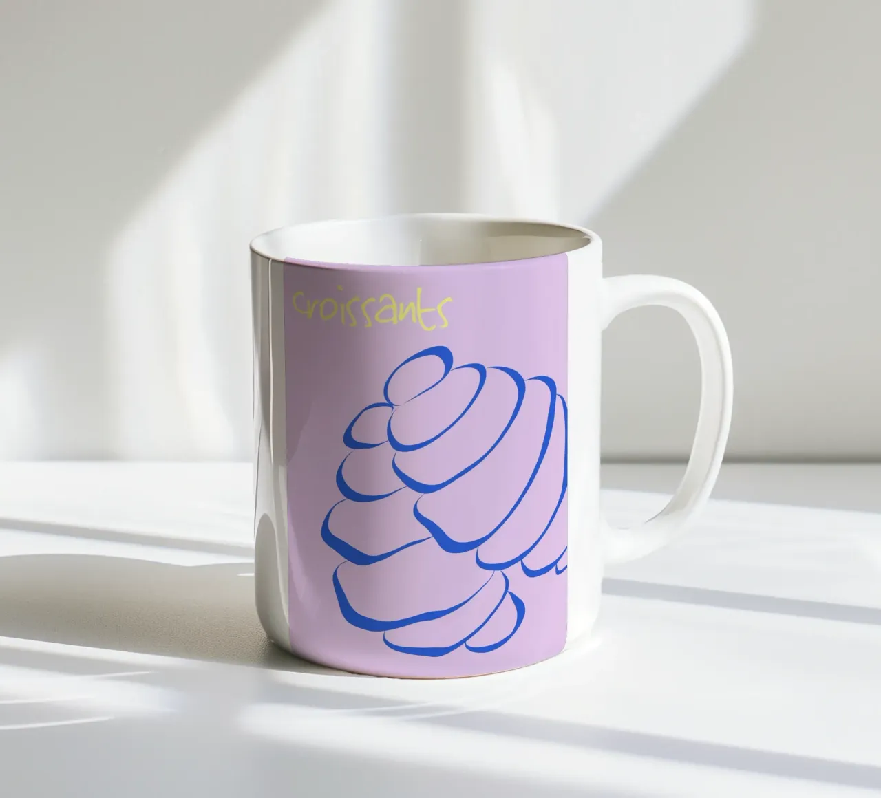 Croissants. tazza in ceramica da FRICKE DESIGN