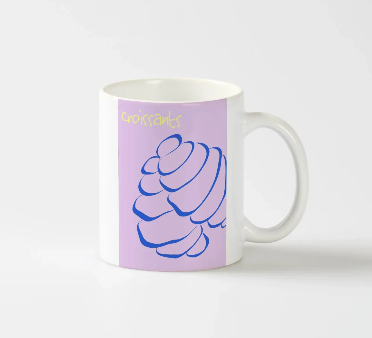 Croissants. tazza in ceramica da FRICKE DESIGN