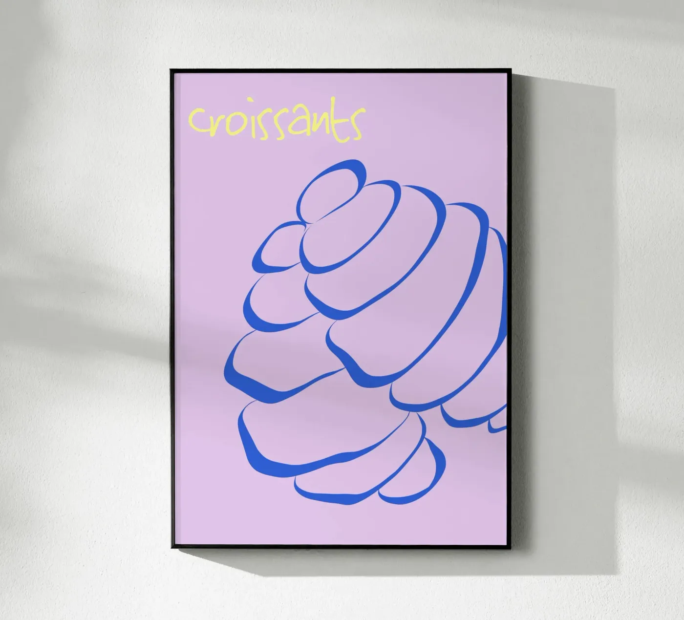 Croissants acrylic glass by FRICKE DESIGN