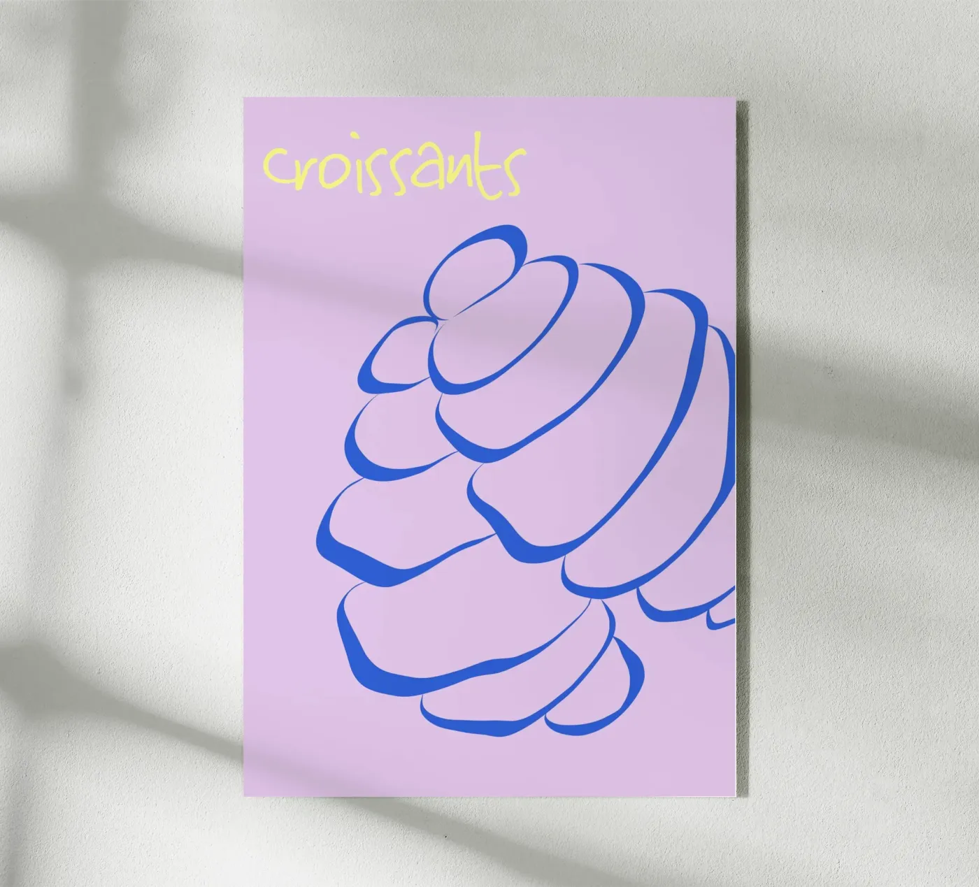 Croissants acrylic glass by FRICKE DESIGN