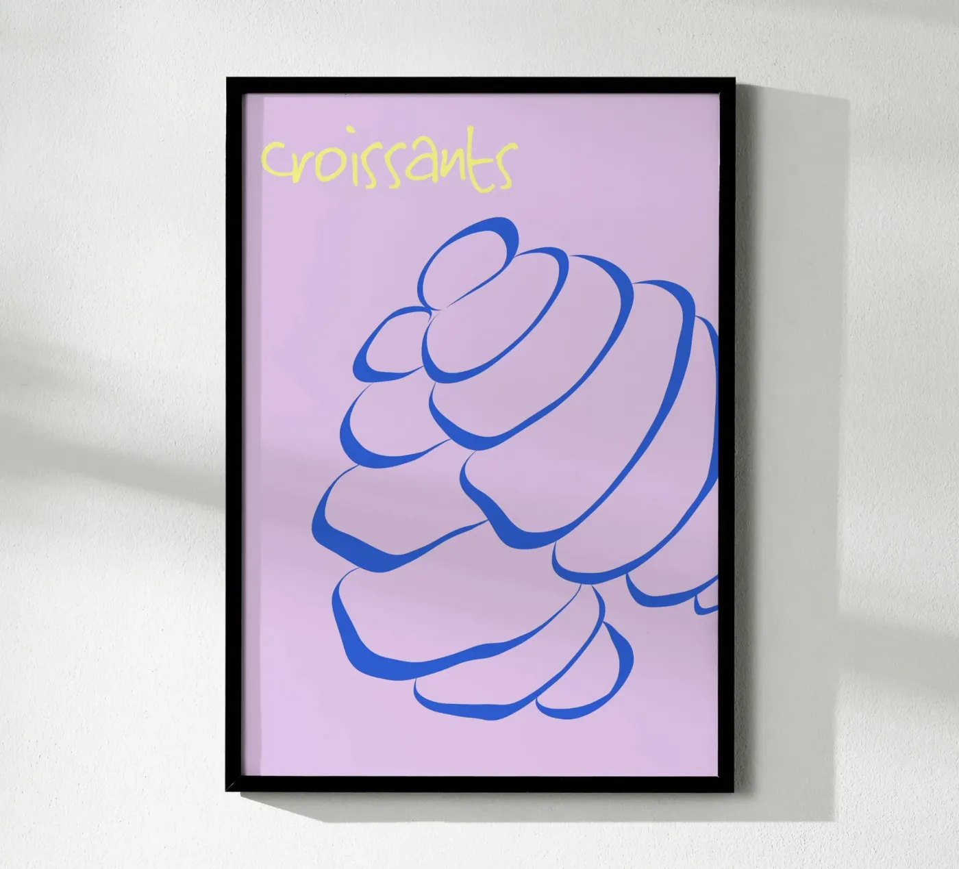 Croissants poster da FRICKE DESIGN