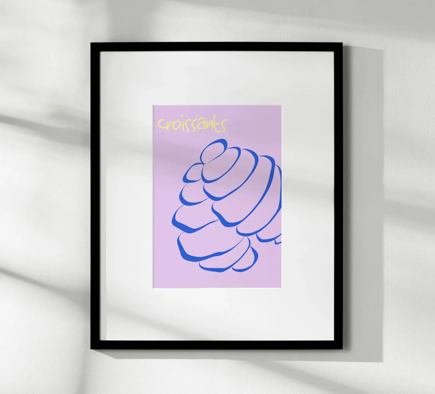 Croissants poster da FRICKE DESIGN