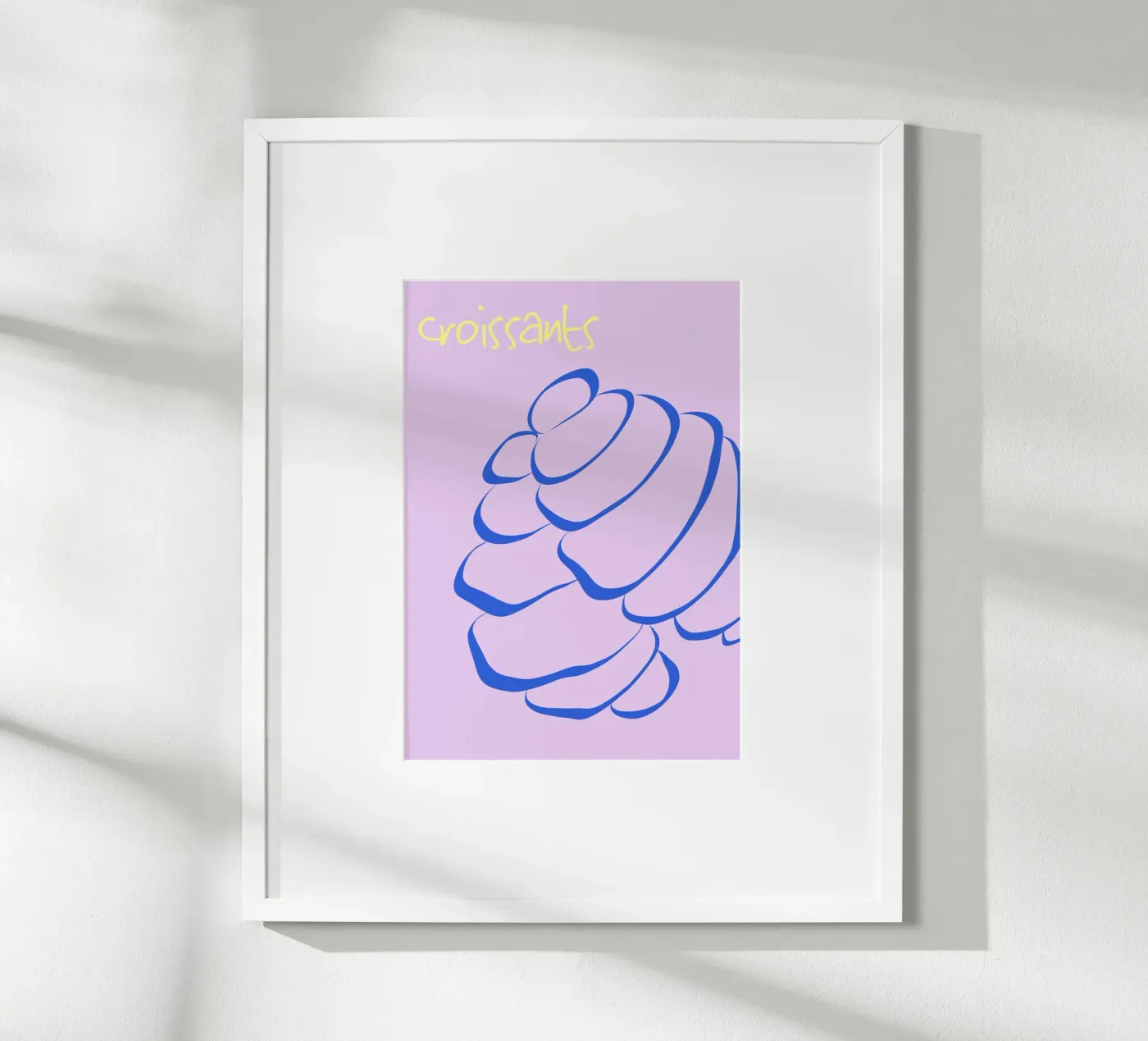 Croissants poster da FRICKE DESIGN
