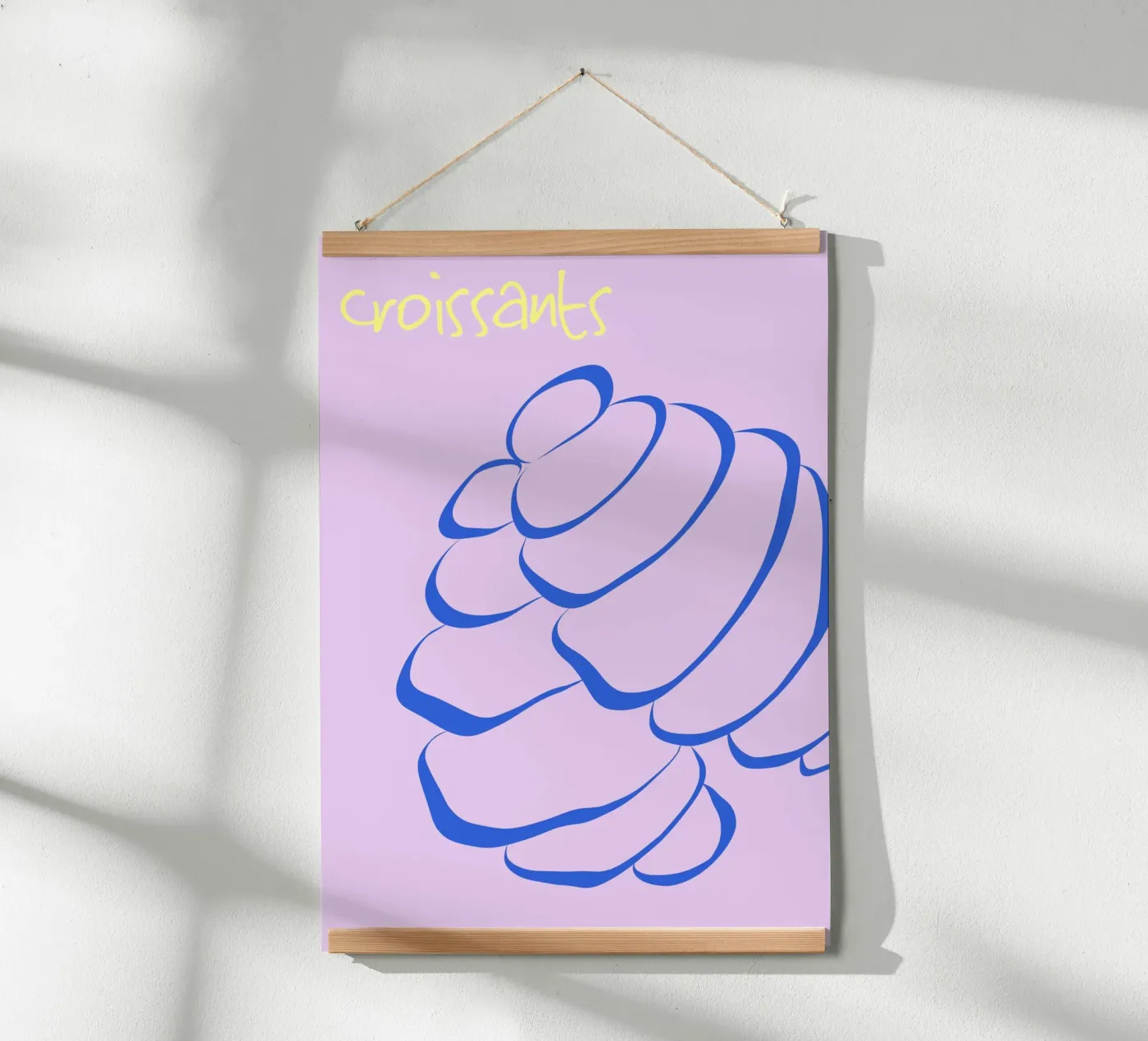 Croissants poster da FRICKE DESIGN