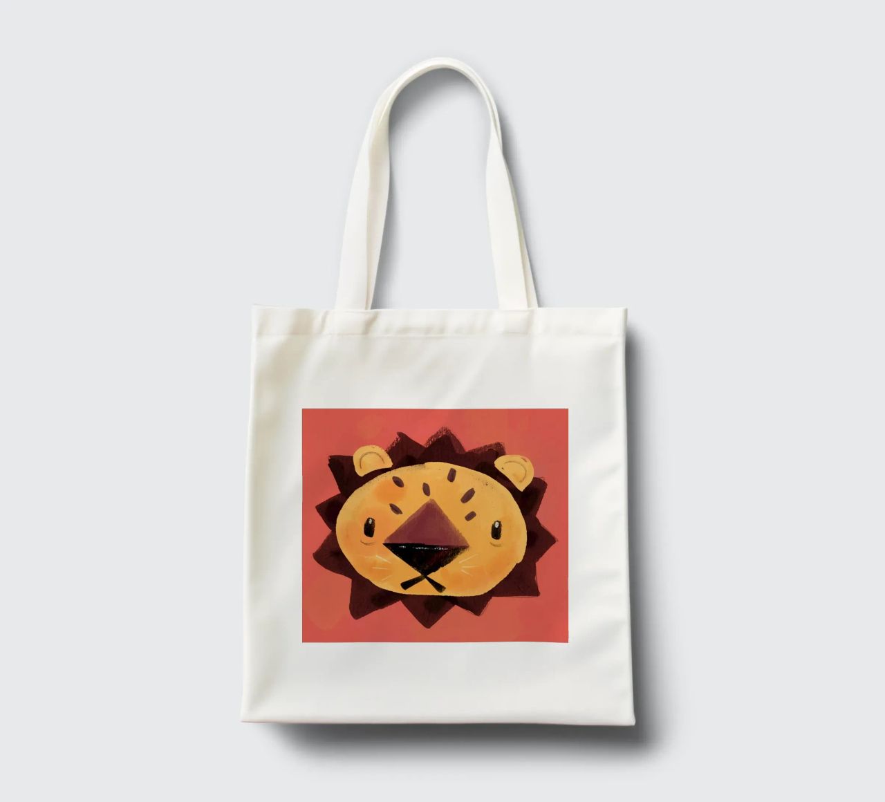 Petit lion tote bag de Johannes Lott Illustration