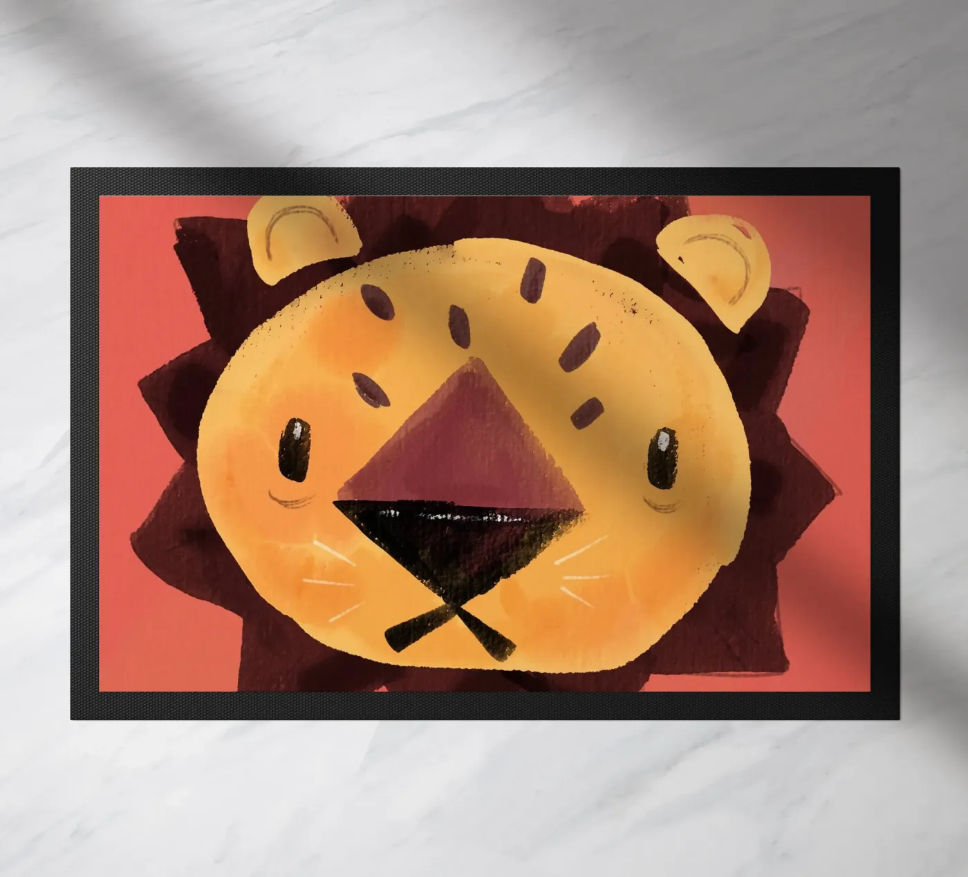 Piccolo leone zerbino da Johannes Lott Illustration