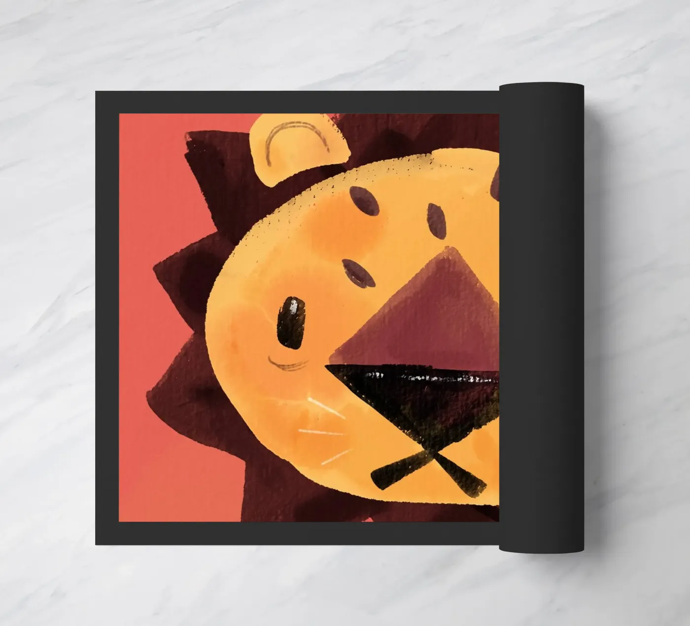 Piccolo leone zerbino da Johannes Lott Illustration