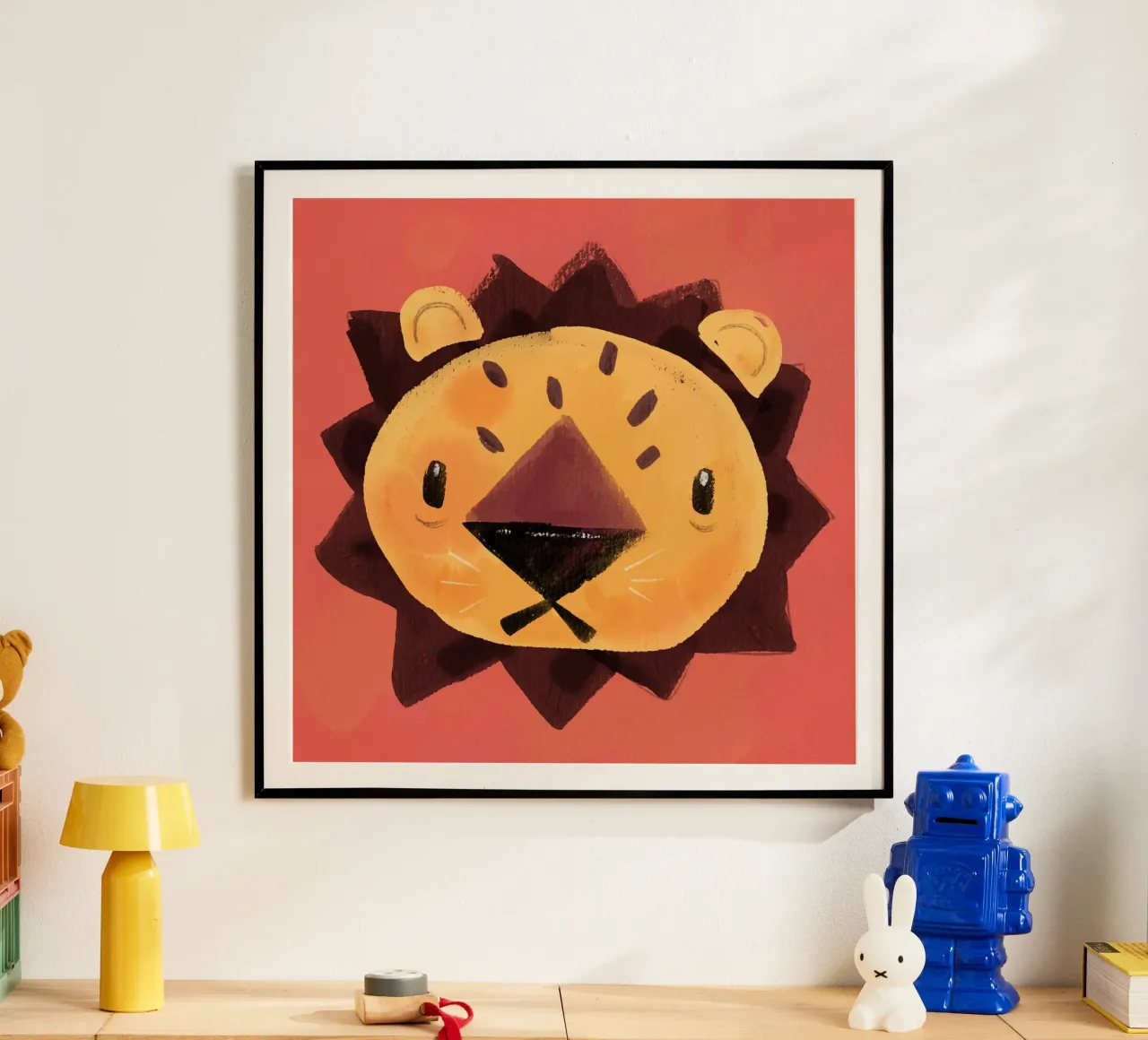 Piccolo leone poster da Johannes Lott Illustration