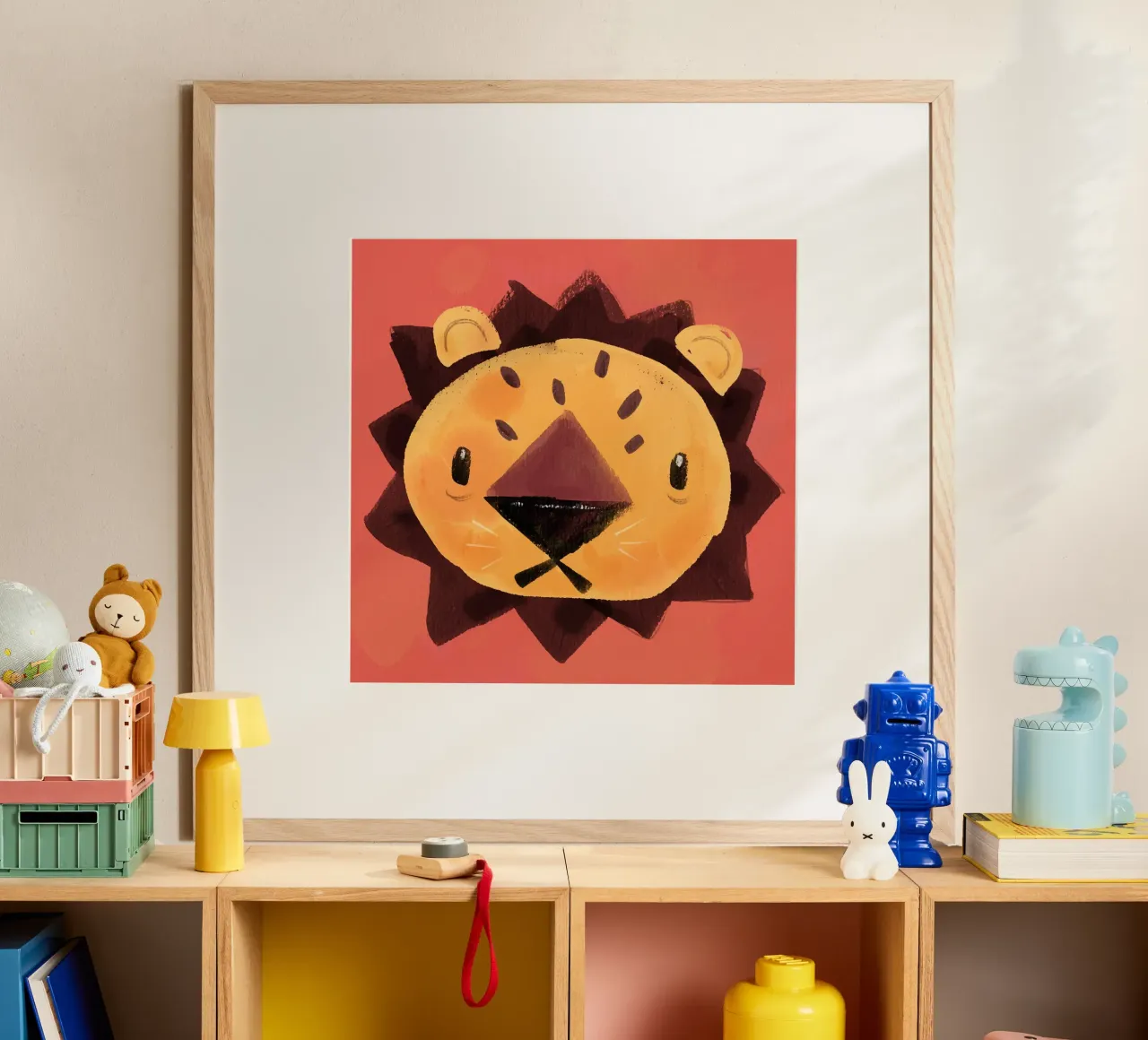 Piccolo leone poster da Johannes Lott Illustration