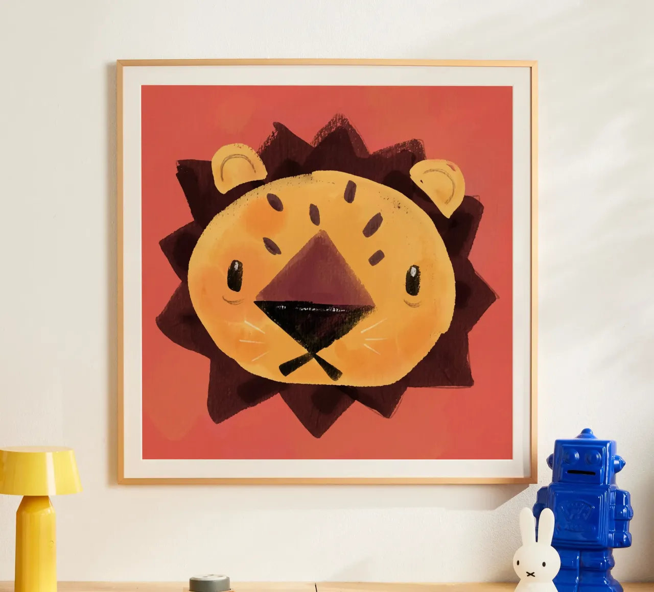 Piccolo leone poster da Johannes Lott Illustration