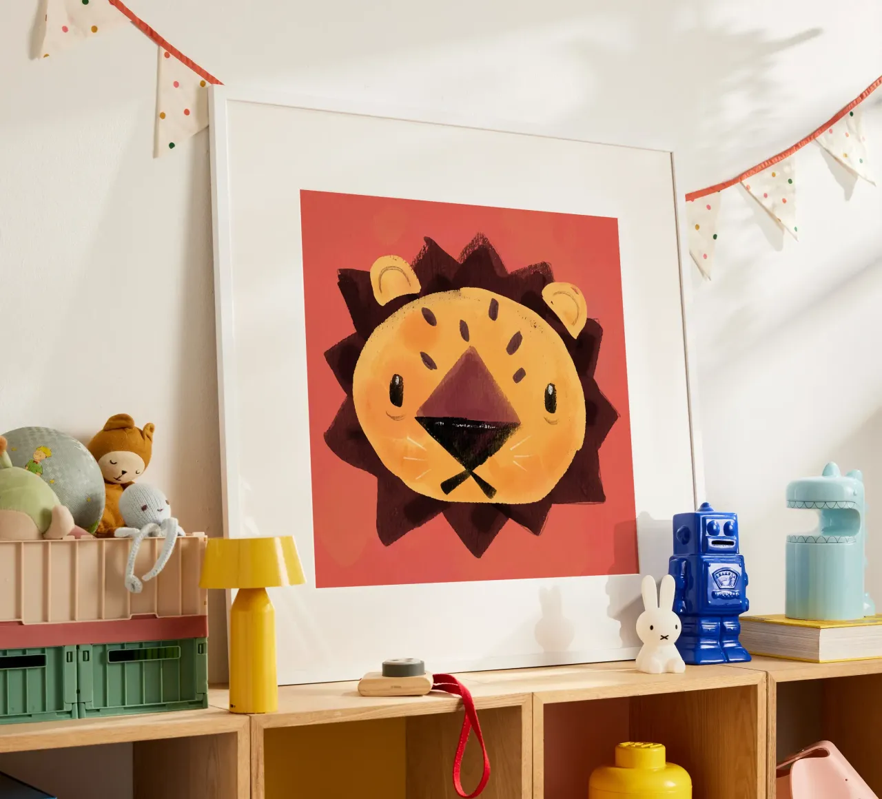 Piccolo leone poster da Johannes Lott Illustration