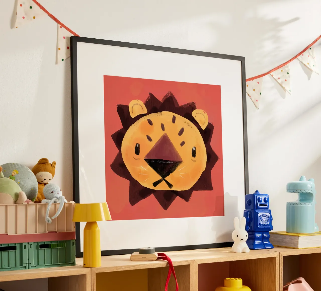Piccolo leone poster da Johannes Lott Illustration