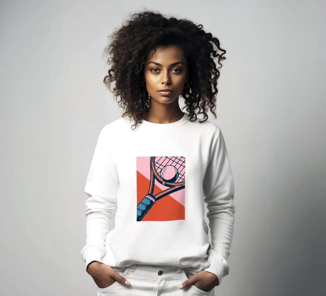 Raqueta de tenis sudadera de SPORTS ONLY
