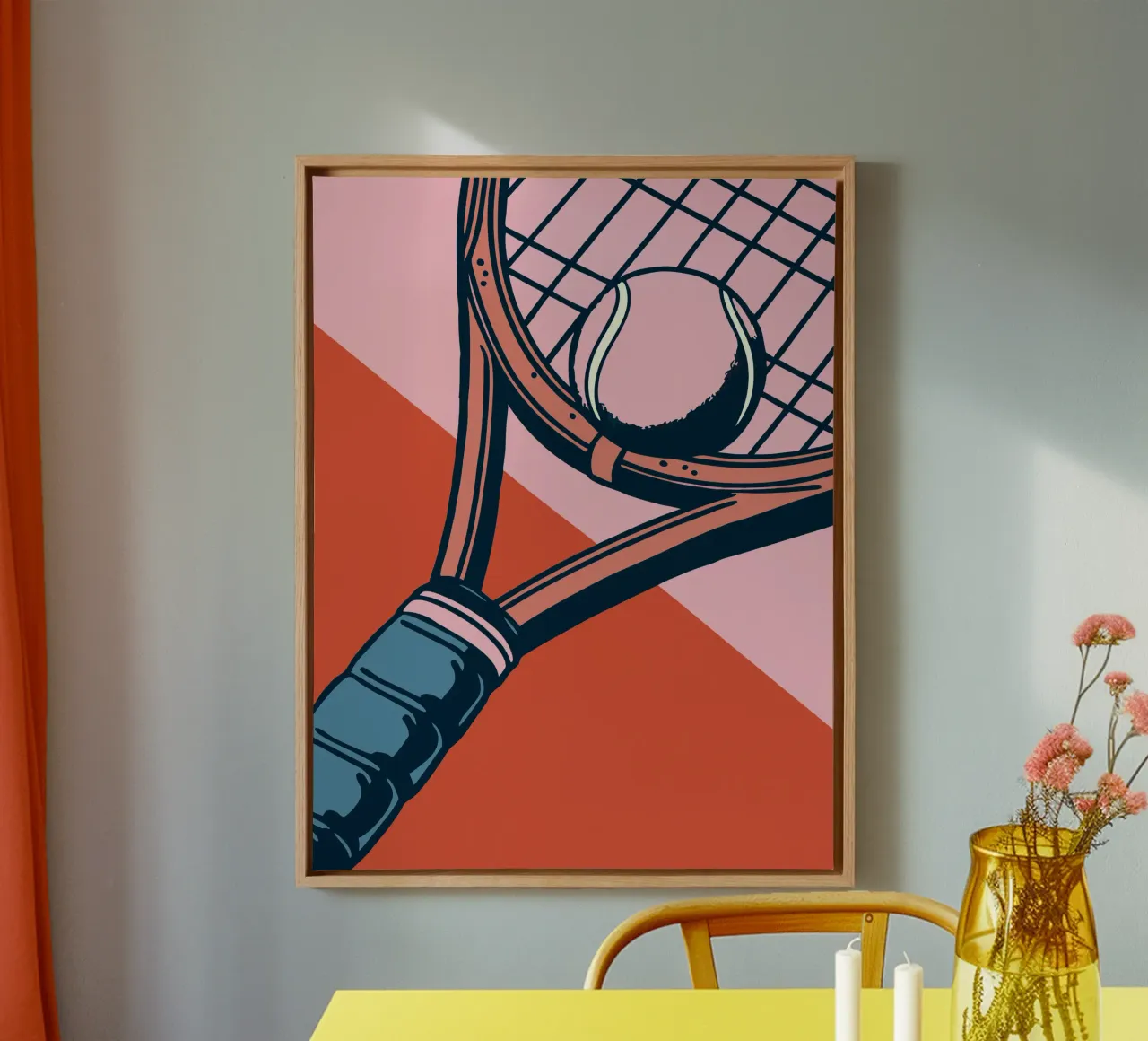 Racchetta da tennis tela con Cornice a cassetta da SPORTS ONLY