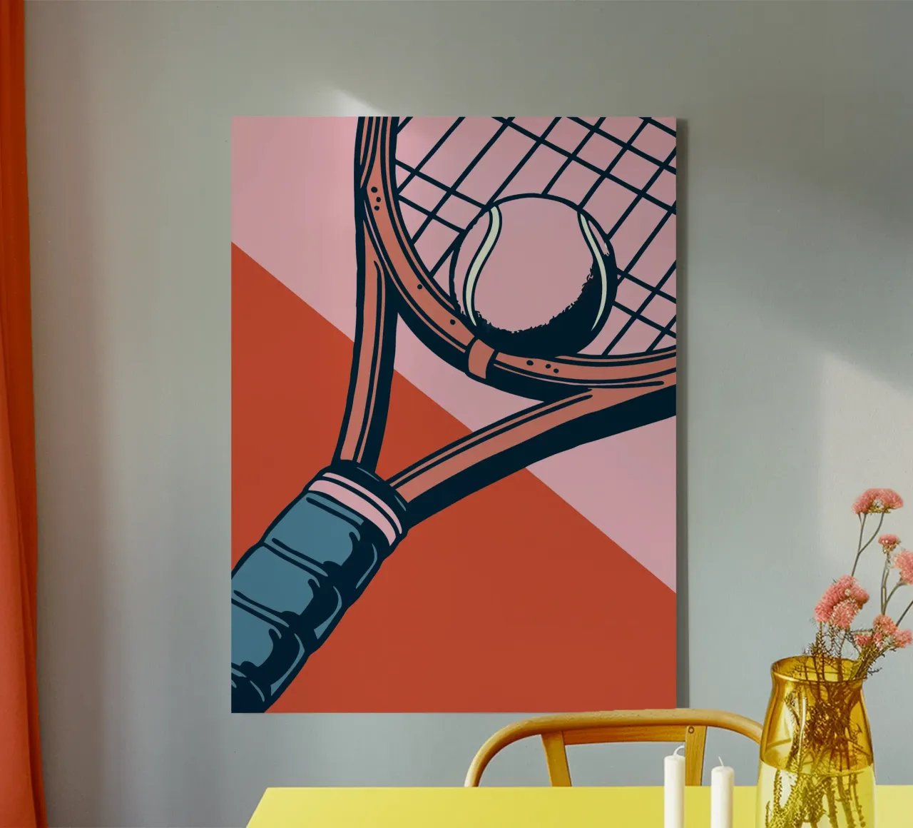Racchetta da tennis tela con Cornice a cassetta da SPORTS ONLY