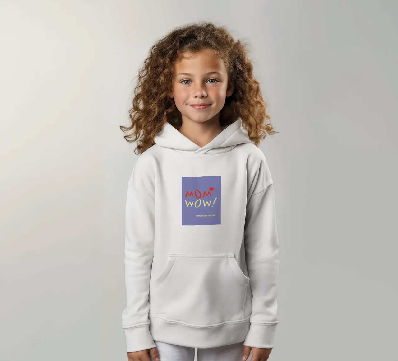 MOM.WOW. felpa bambino con cappuccio da FRICKE DESIGN