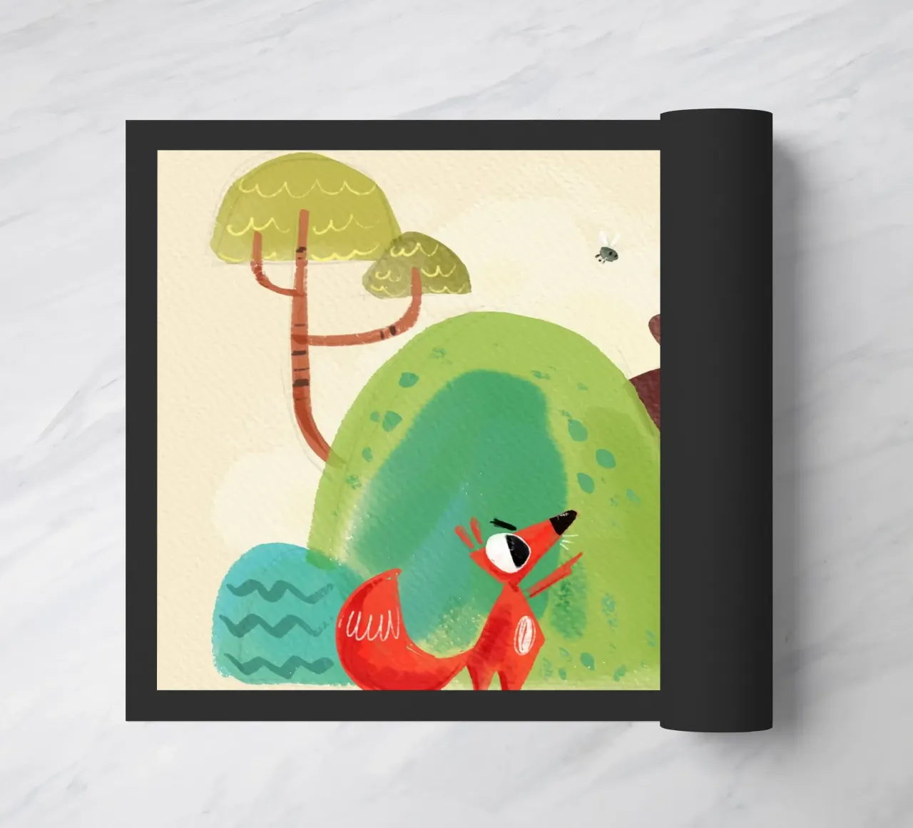 Volpe e orso zerbino da Johannes Lott Illustration