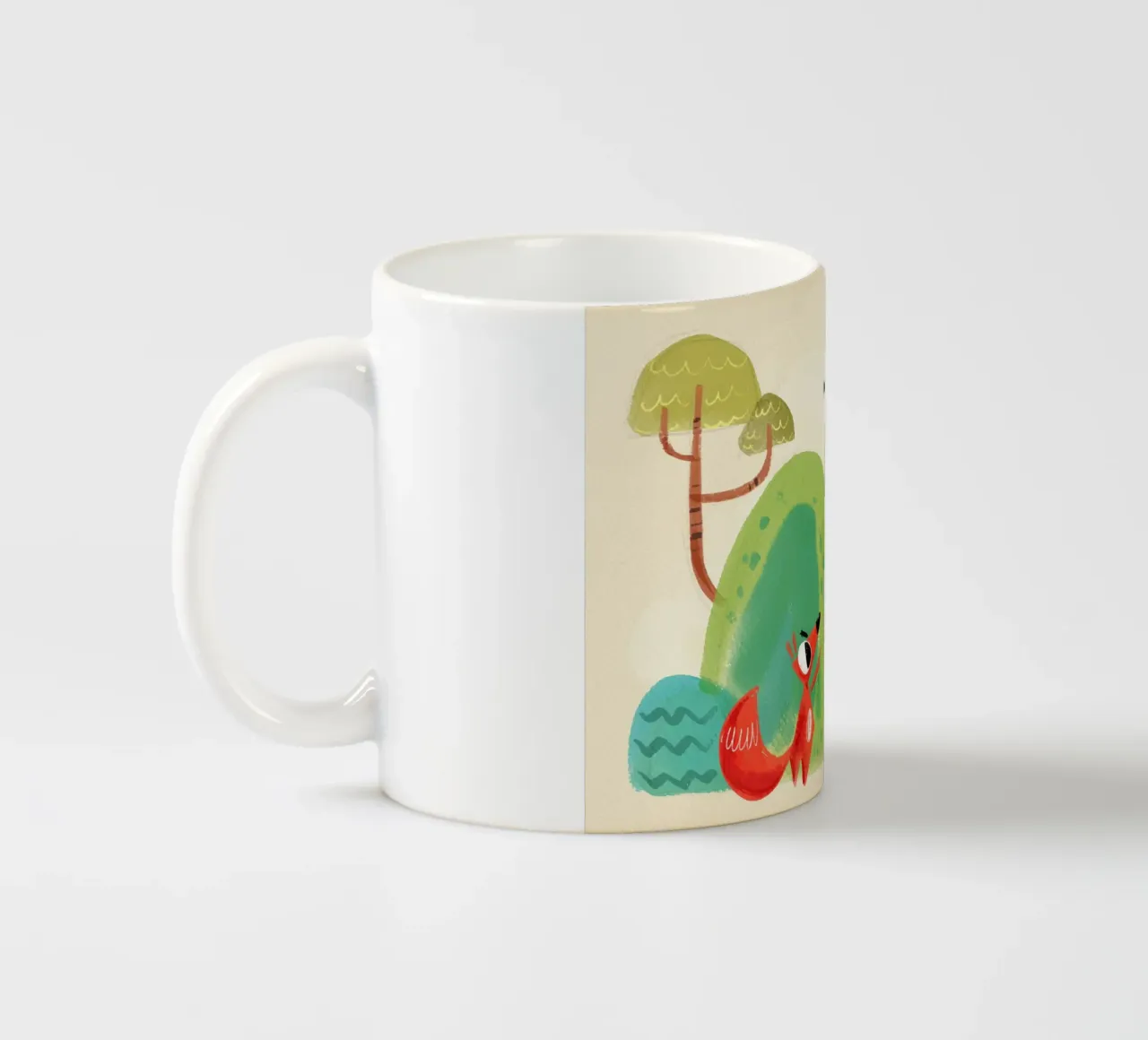 Fuchs & Bär Keramik Tasse von Johannes Lott Illustration