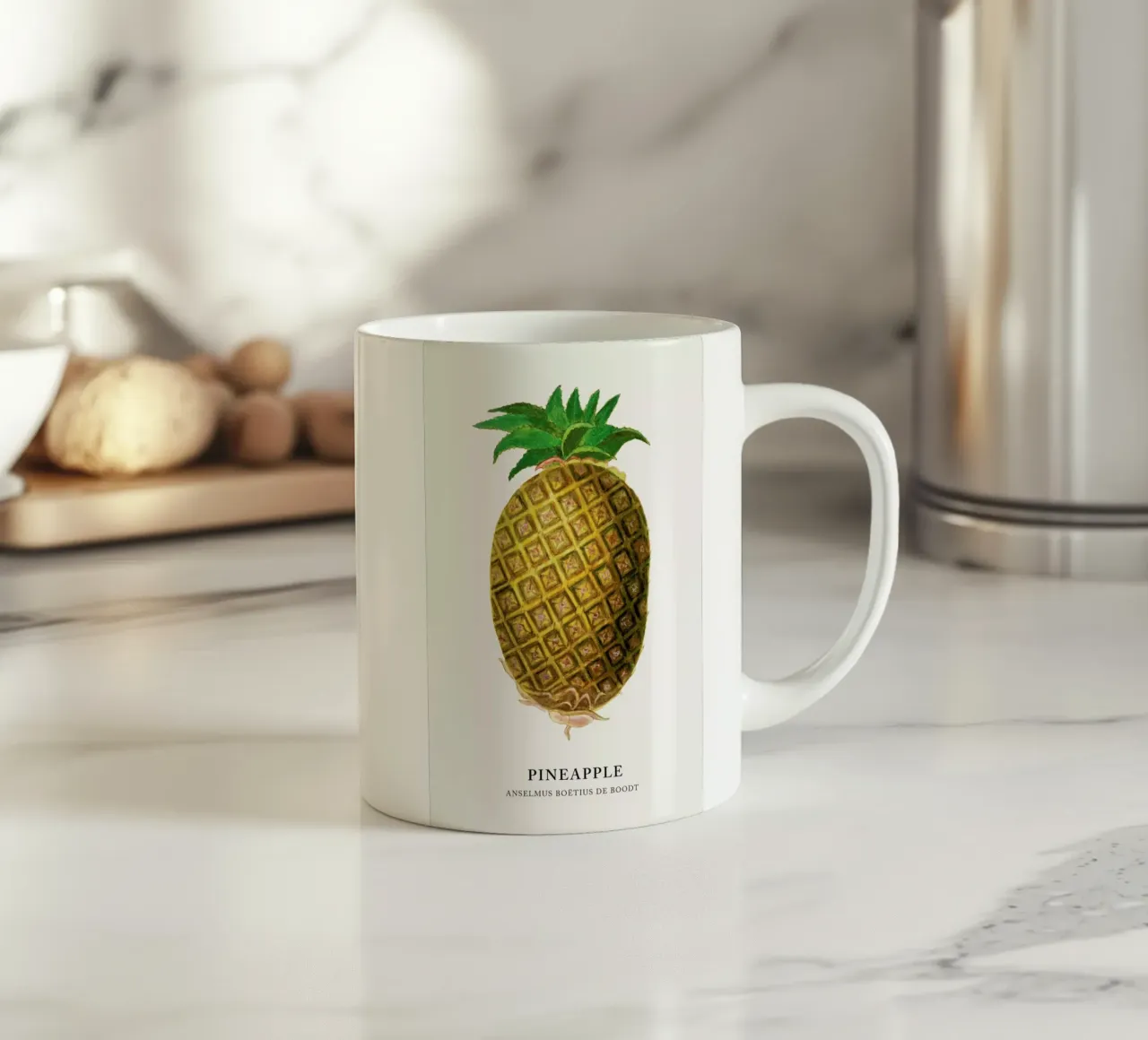 Anselmus Boëtius de Boodt - Pineapple tazza in ceramica da Vintage by JUNIQE