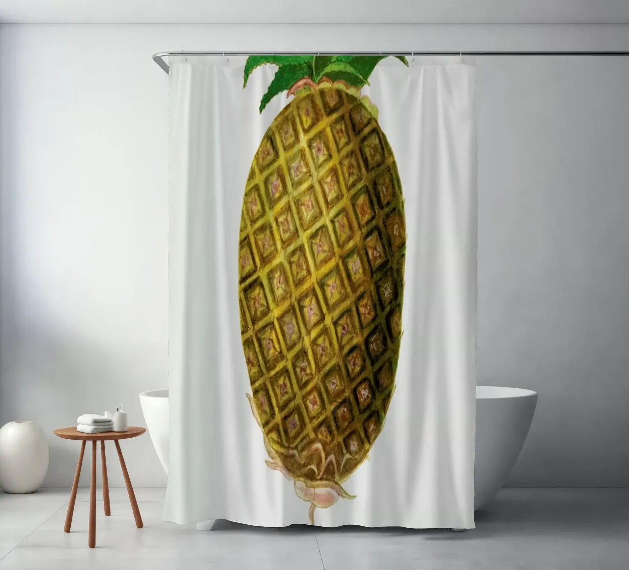 Anselmus Boëtius de Boodt - Pineapple tenda da doccia da Vintage by JUNIQE