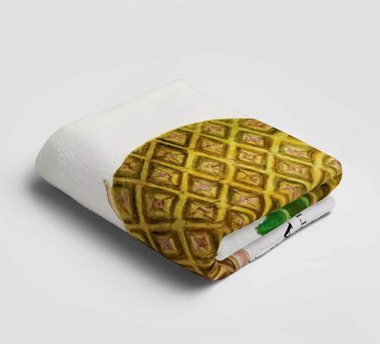 Anselmus Boëtius de Boodt - Pineapple asciugamano da bagno da Vintage by JUNIQE
