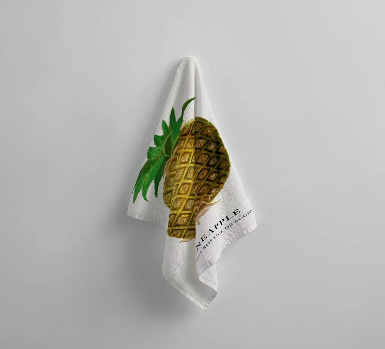 Anselmus Boëtius de Boodt - Pineapple asciugamano da bagno da Vintage by JUNIQE