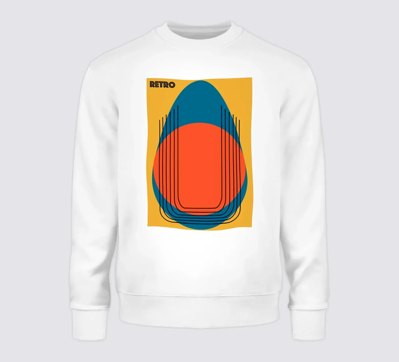 RETRO. Sweatshirt von FRICKE DESIGN