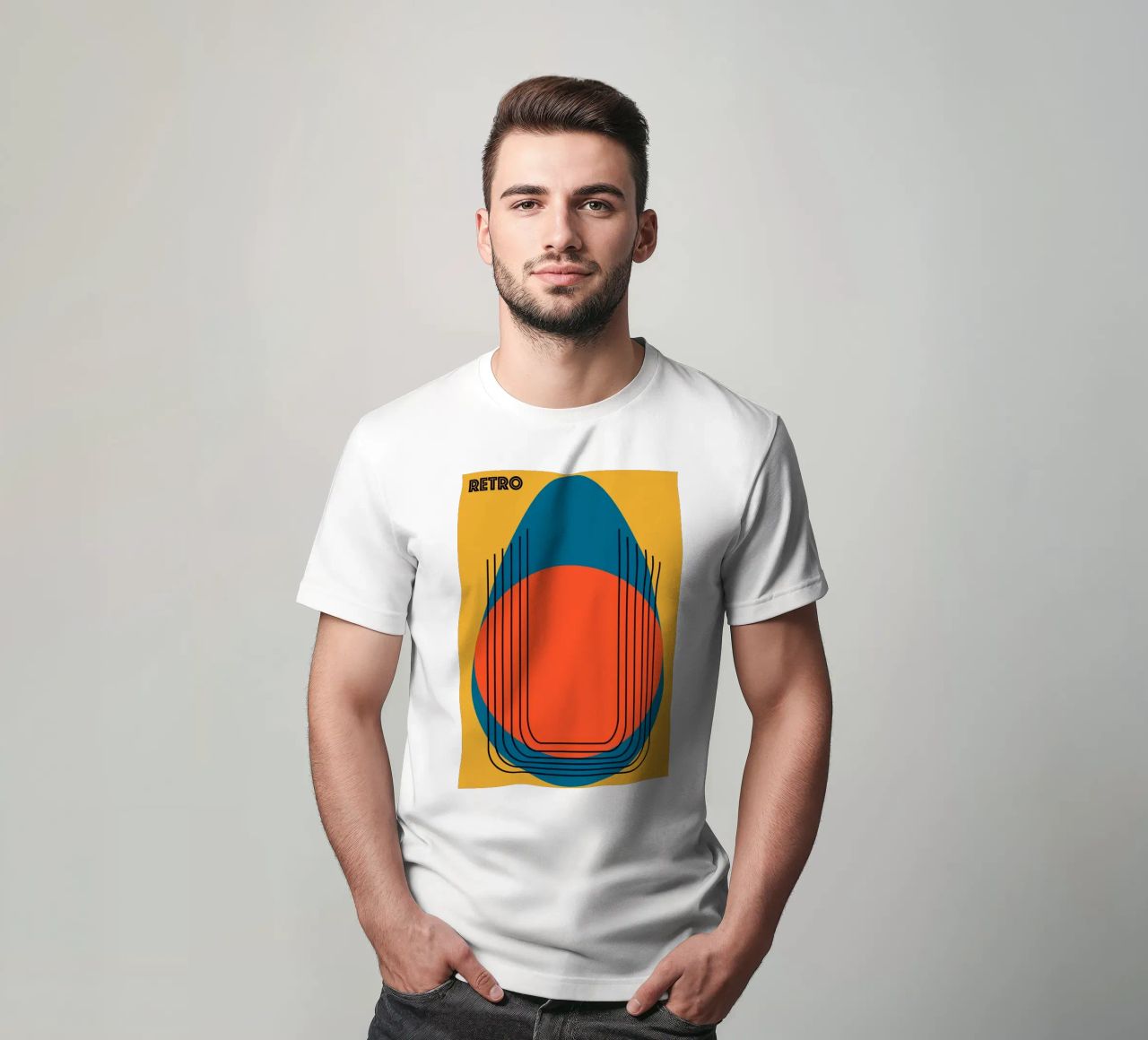 RETRO. camiseta de FRICKE DESIGN