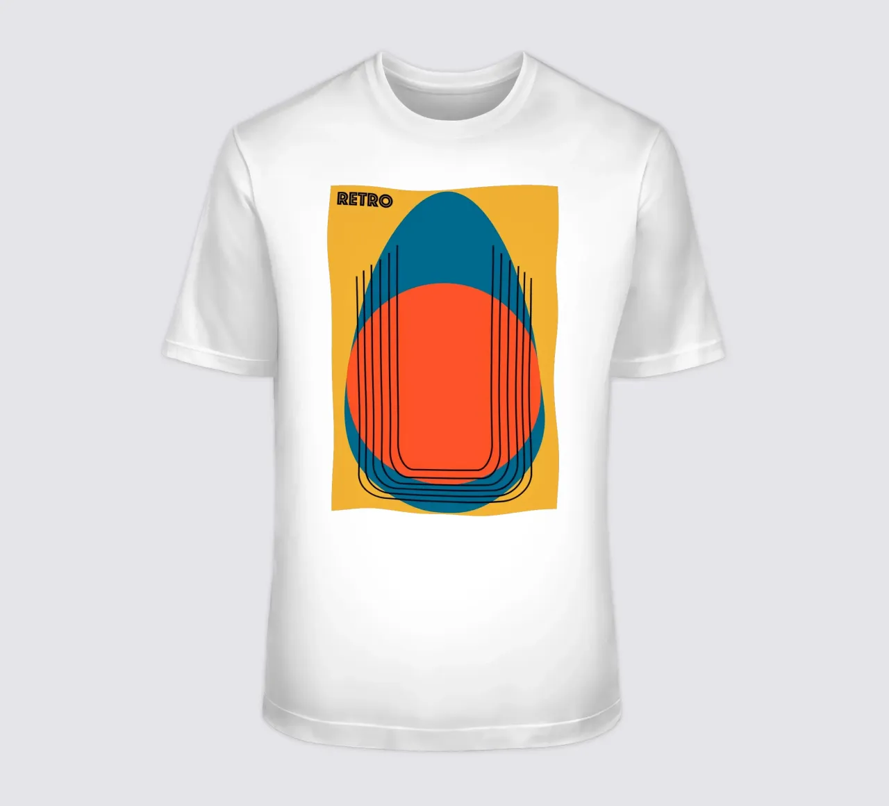 RETRO. t-shirt van FRICKE DESIGN