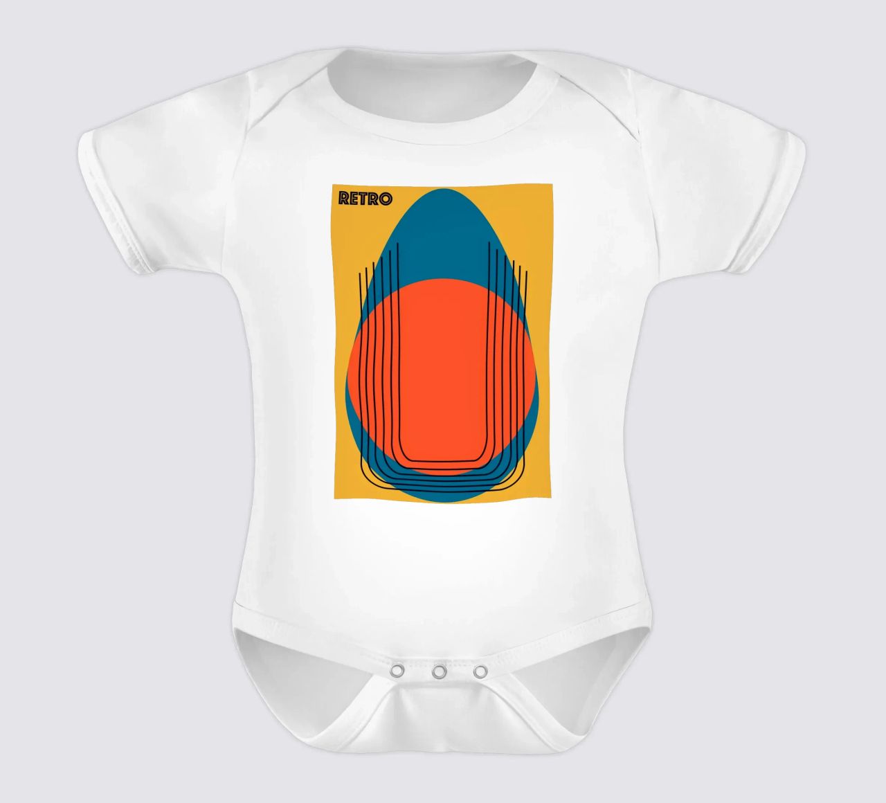 RETRO. body de bebé de FRICKE DESIGN