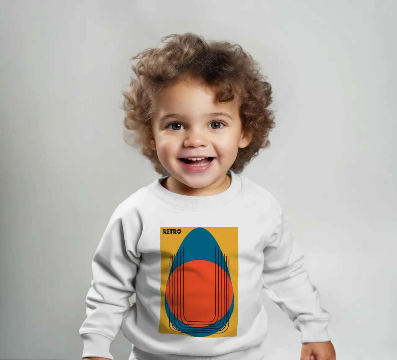 RETRO. sudadera de bebé de FRICKE DESIGN