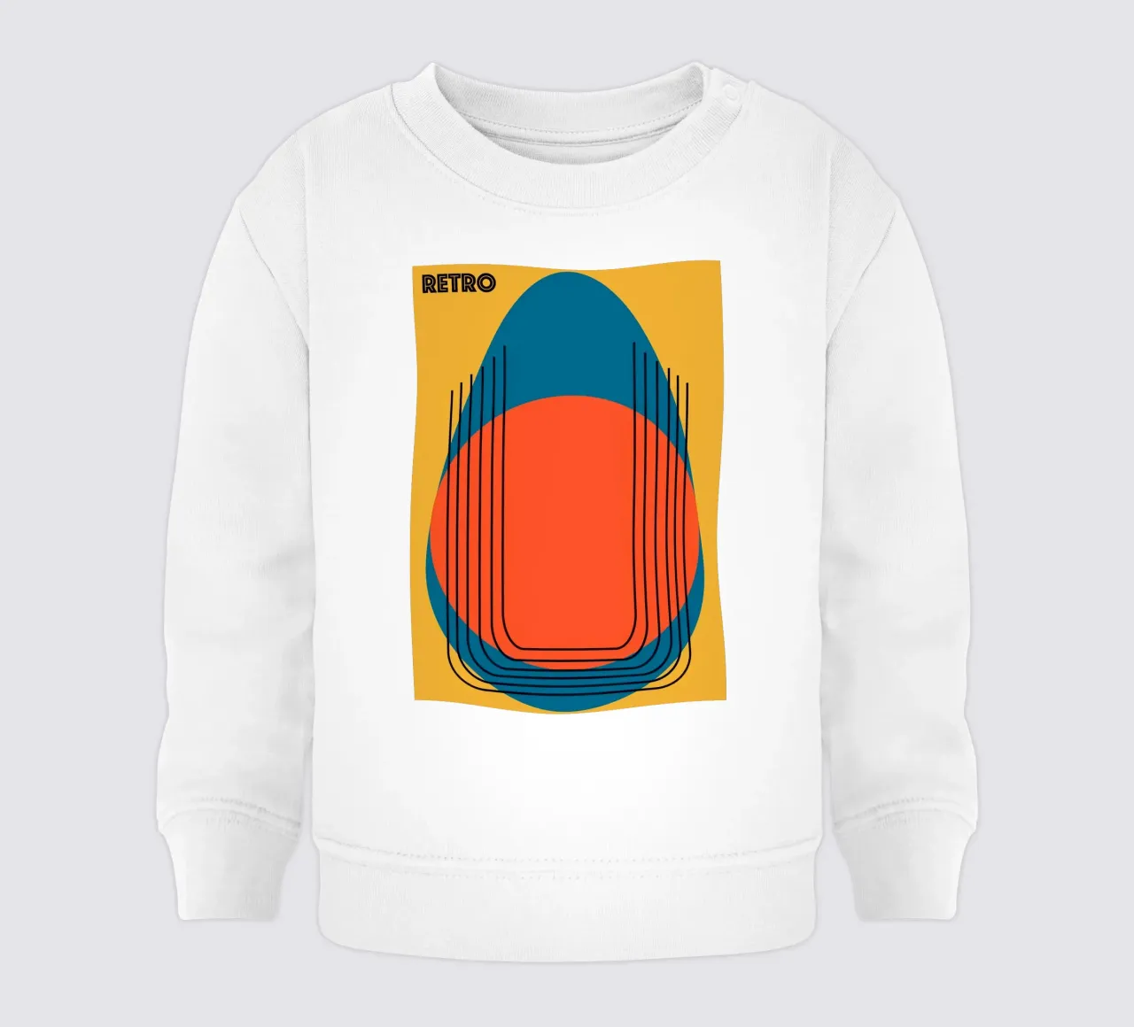 RETRO. Baby Sweatshirt von FRICKE DESIGN