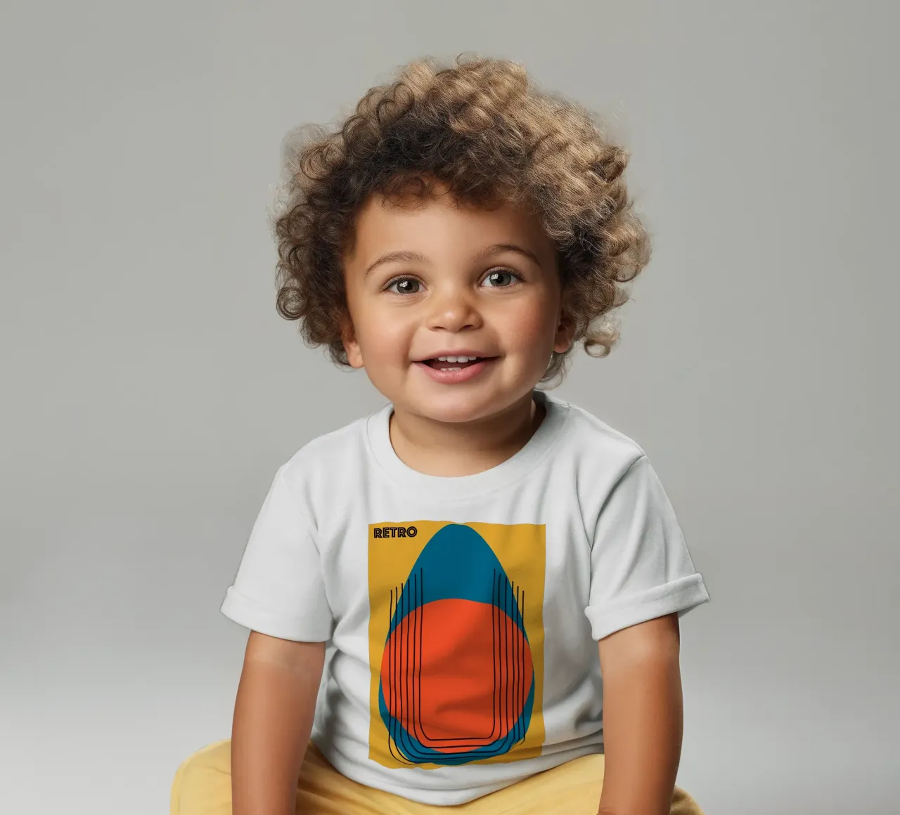 RETRO DESIGN maglietta neonato da FRICKE DESIGN