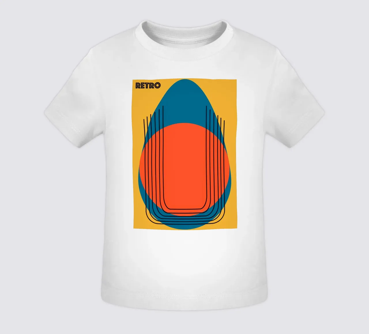 RETRO DESIGN maglietta neonato da FRICKE DESIGN