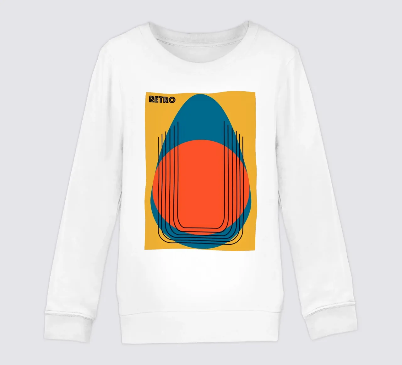 RETRO. felpa bambino da FRICKE DESIGN