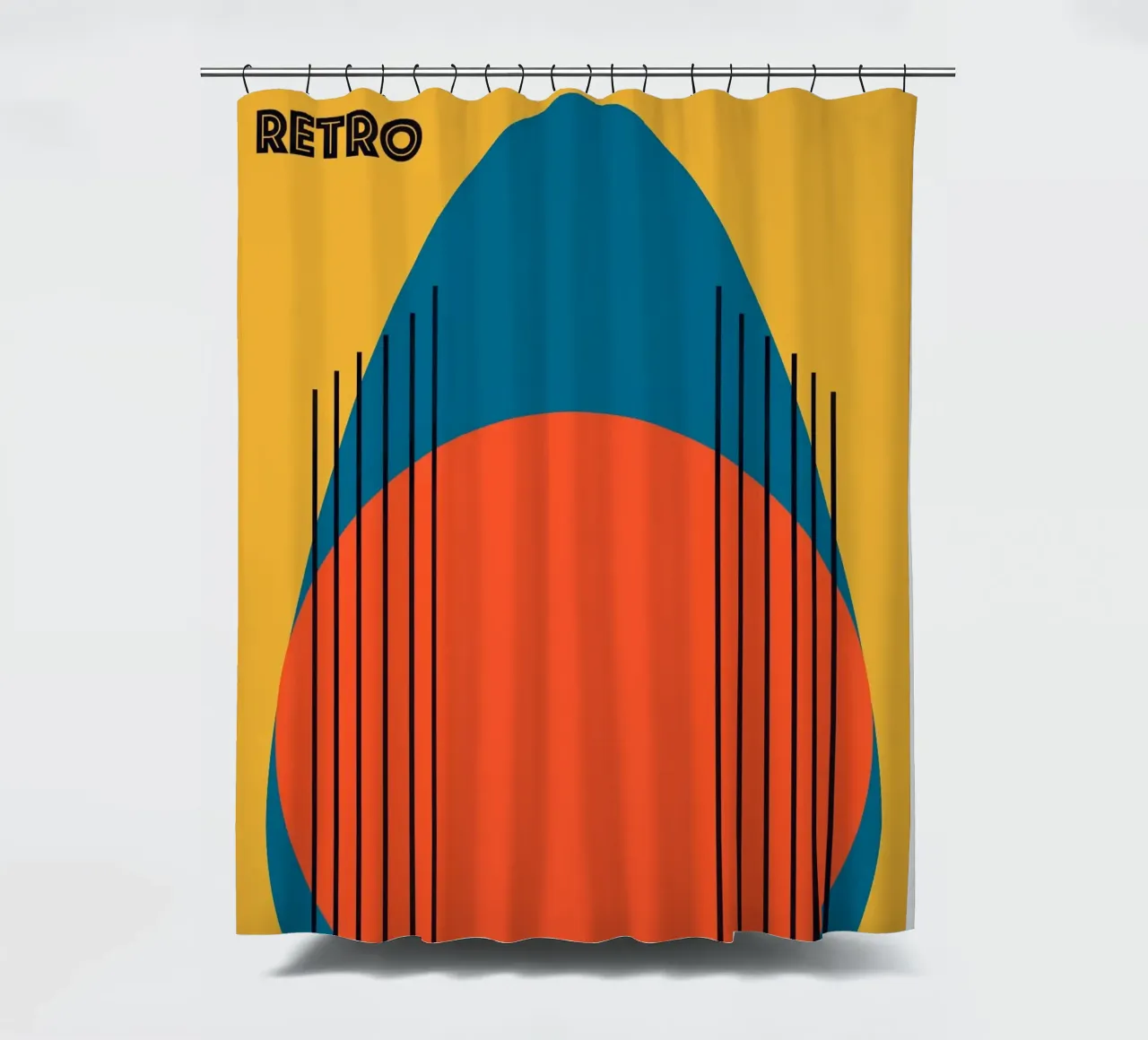 RETRO DESIGN tenda da doccia da FRICKE DESIGN