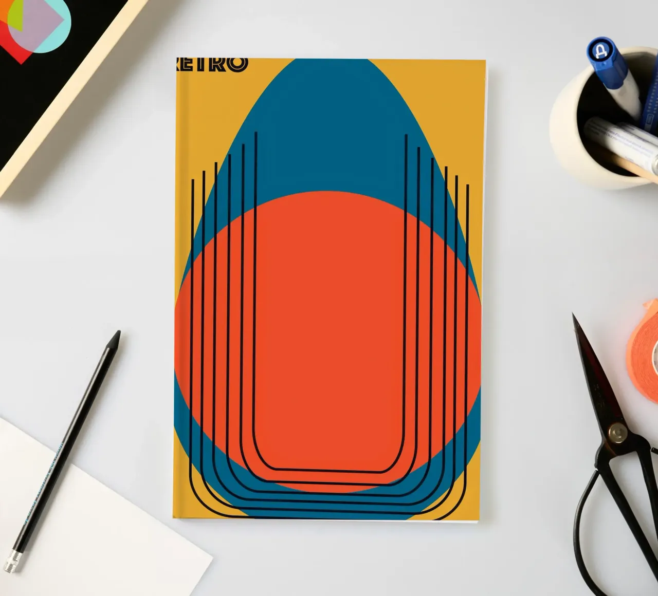 RETRO DESIGN notebook by FRICKE DESIGN