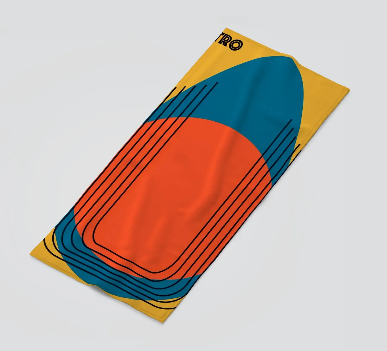 RETRO DESIGN telo mare da FRICKE DESIGN