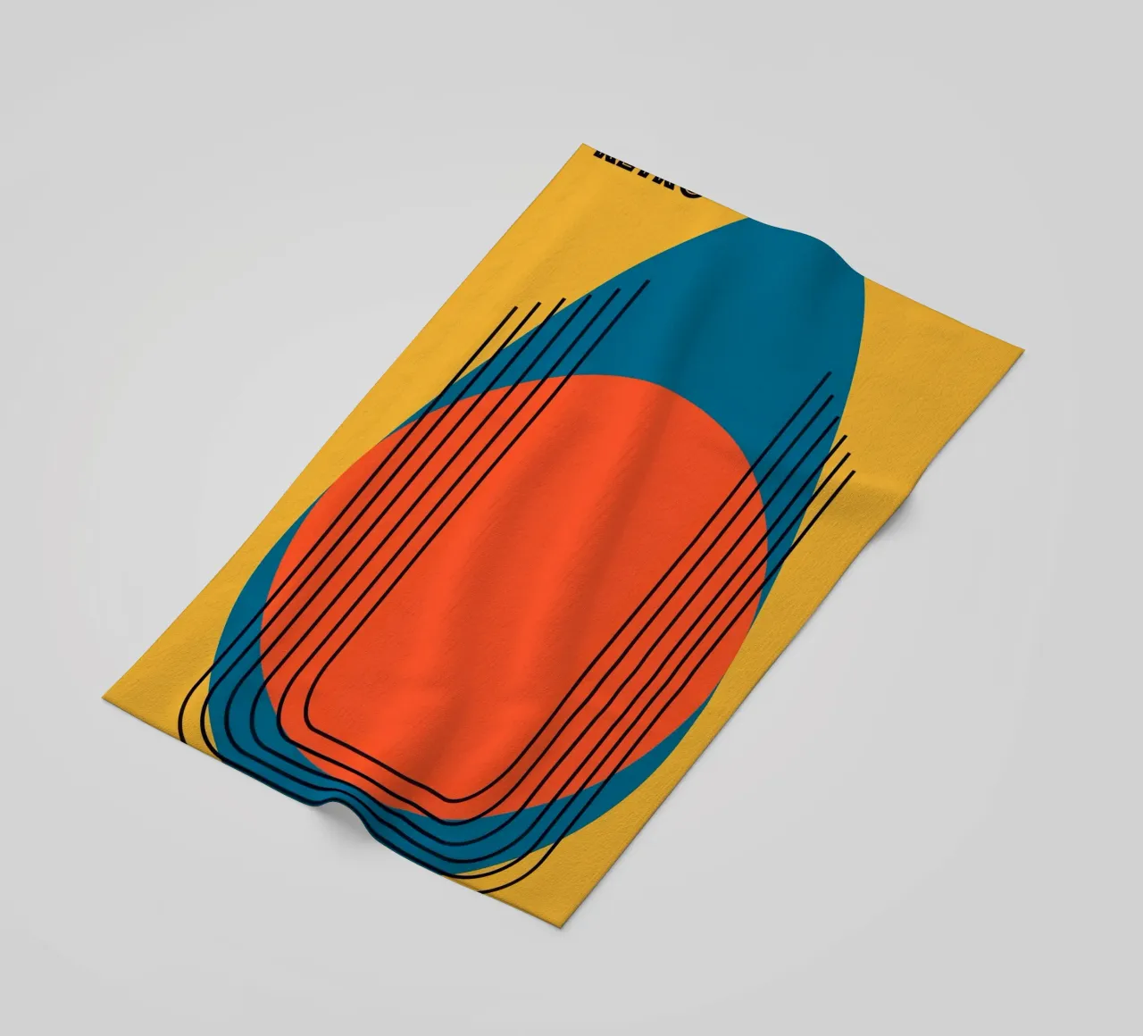 RETRO DESIGN telo mare da FRICKE DESIGN