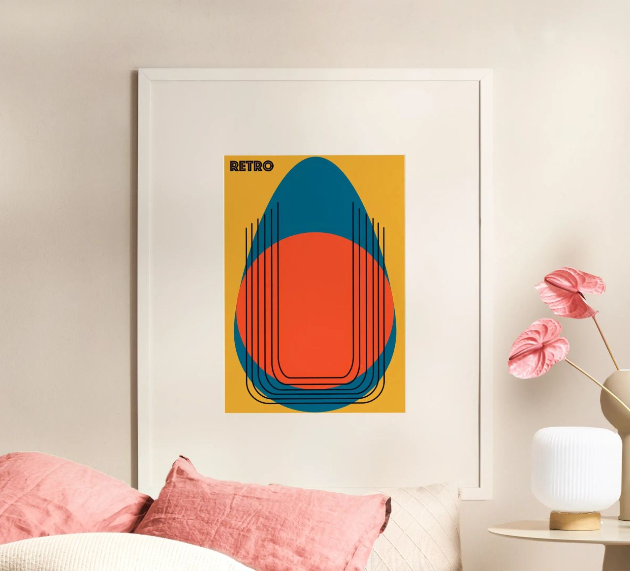 RETRO. poster by FRICKE DESIGN