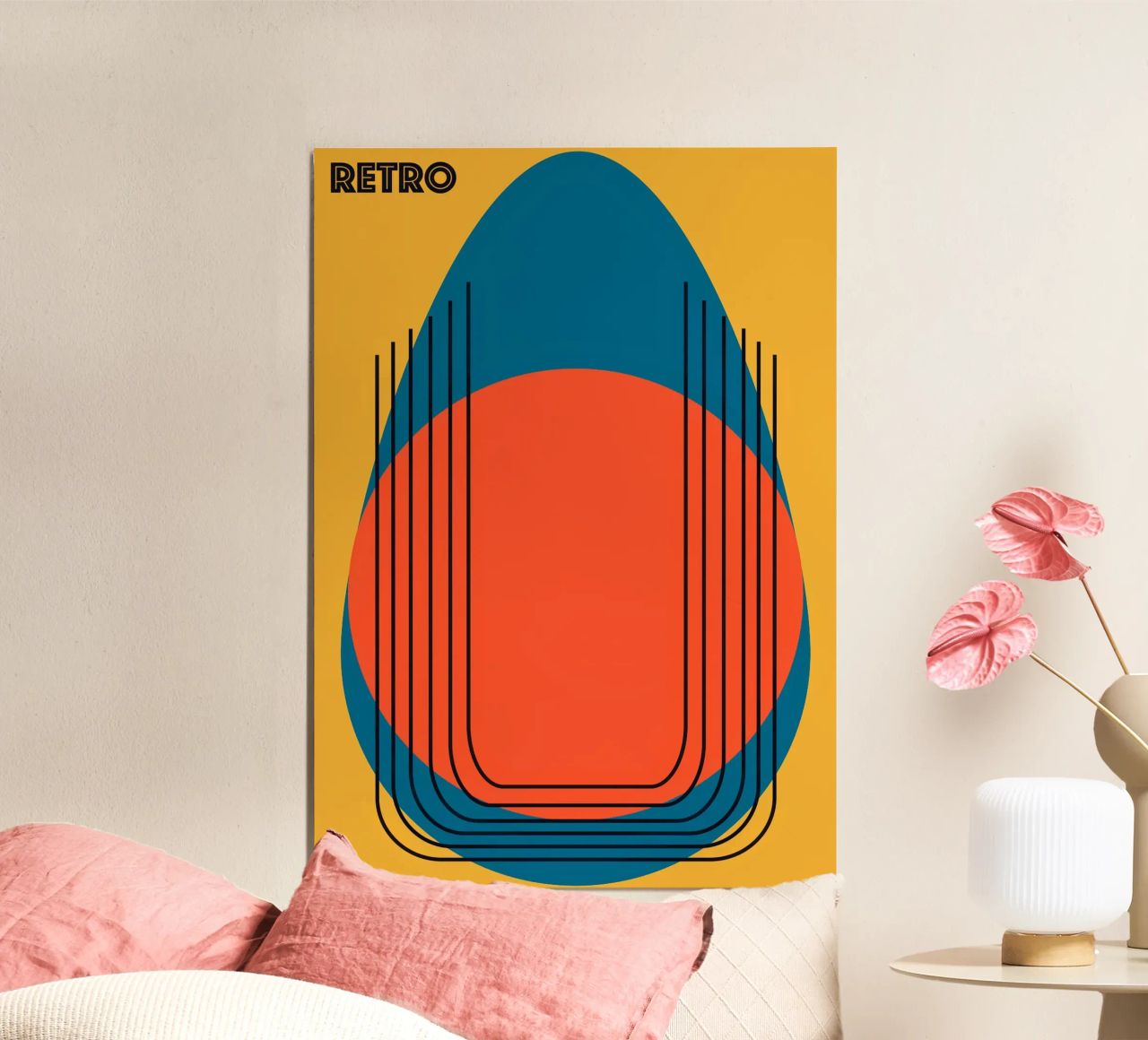 RETRO. poster by FRICKE DESIGN