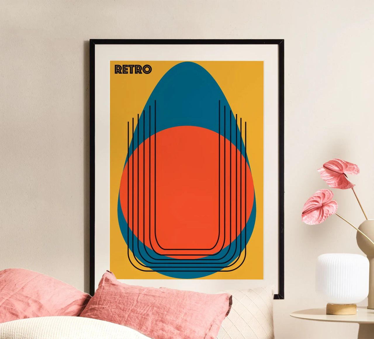 RETRO. poster by FRICKE DESIGN