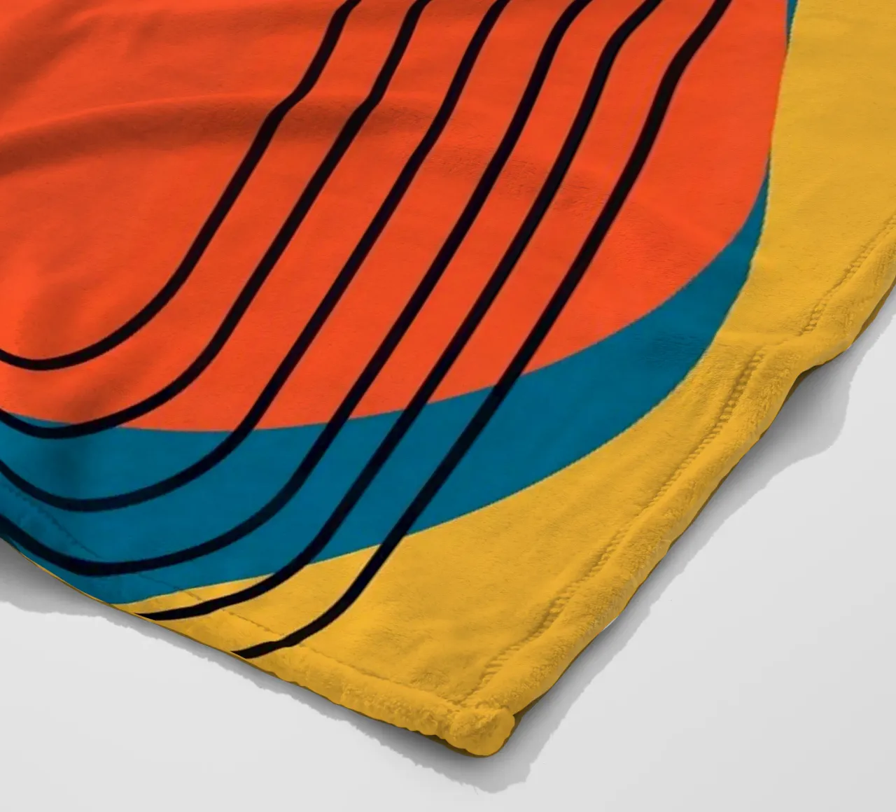 RETRO. coperta in pile da FRICKE DESIGN